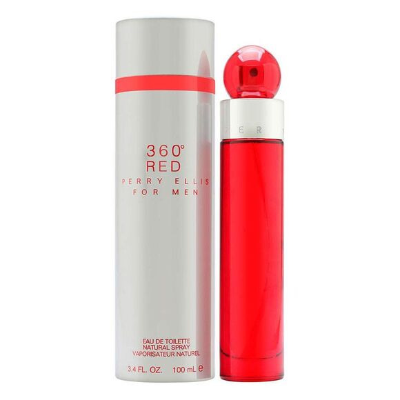 Perry Ellis 360 Red Eau De Toilette For Men - 3.3oz 3.4oz - Picture 2 of 3